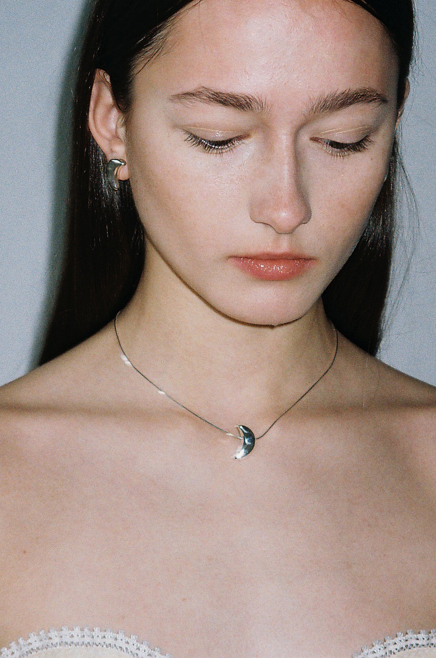 Sculpted Moon Pendant