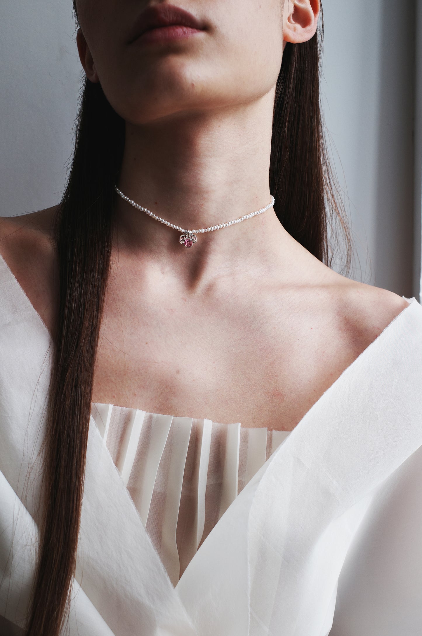 Trillium Pearl Collar