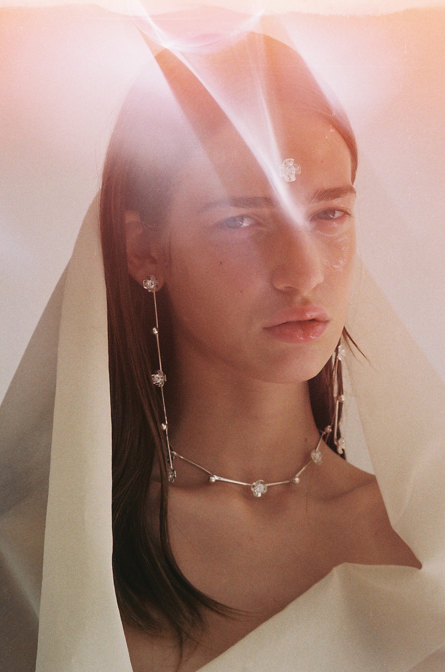 Crystal Flower Collar