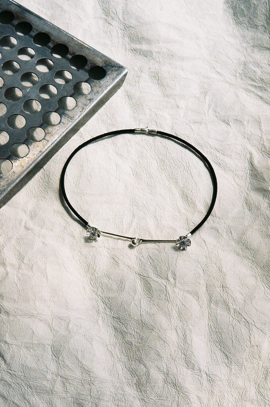 Crystal Flower Dual Choker