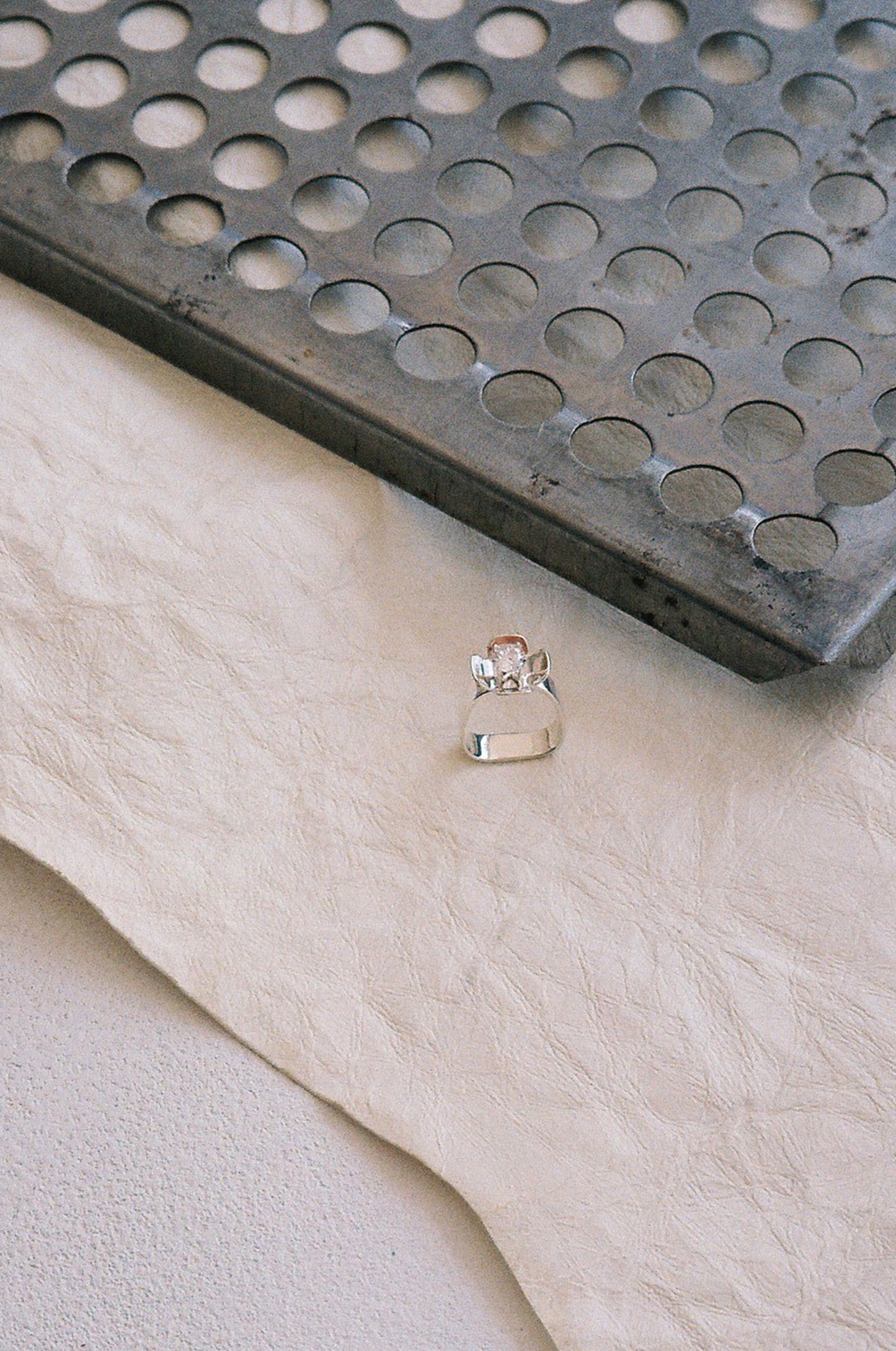 Crystal Flower Ring, Petite