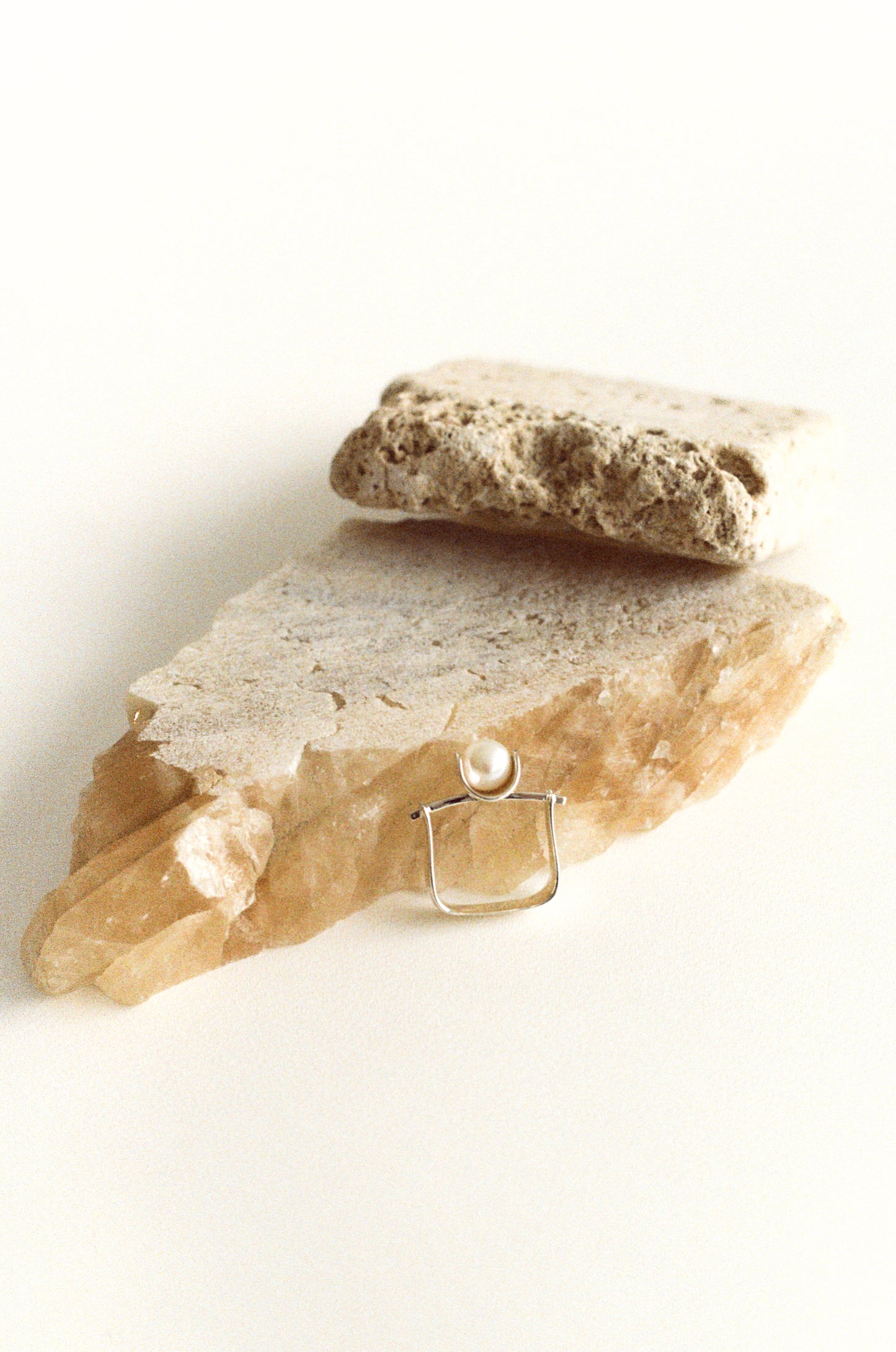 Framed Pearl Ring