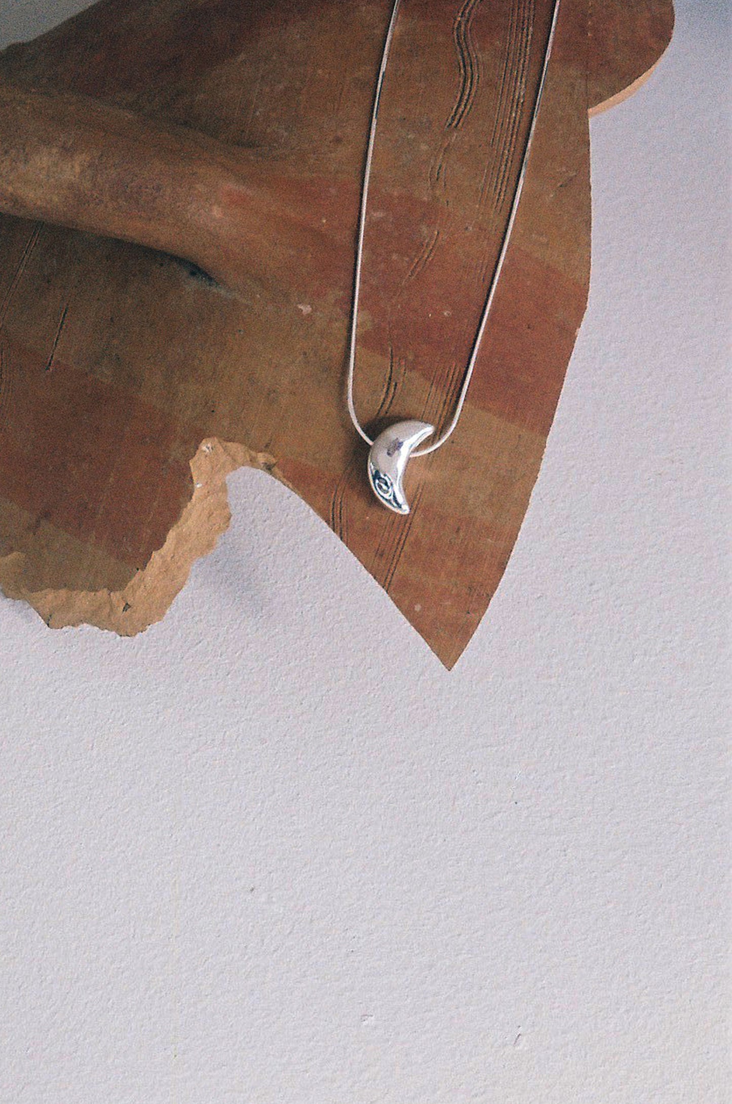 Sculpted Moon Pendant