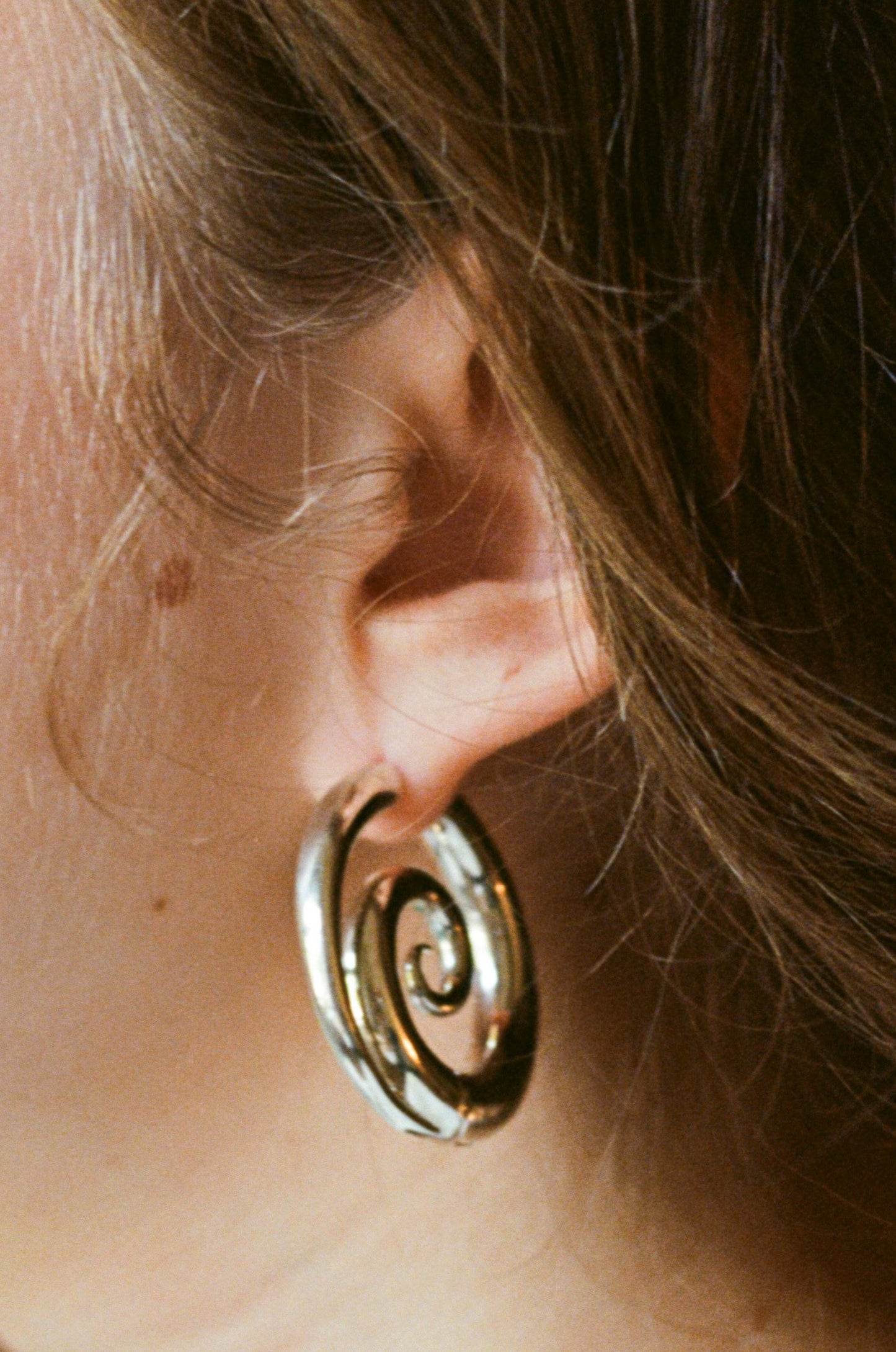 Spiral Earrings, Petite