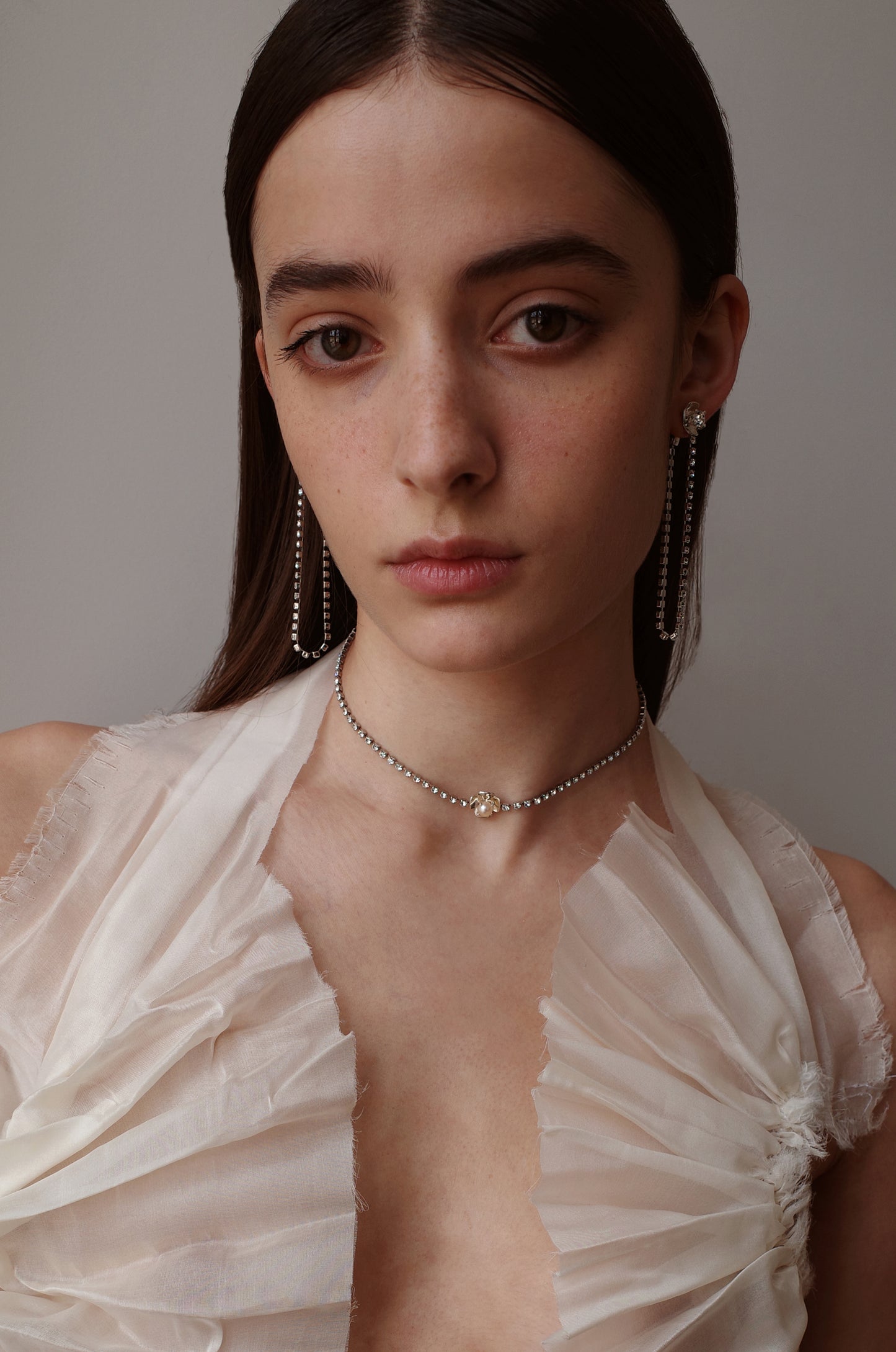 Trillium Drop Earrings, Petite