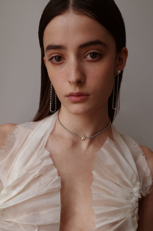 Trillium Drop Earrings, Petite