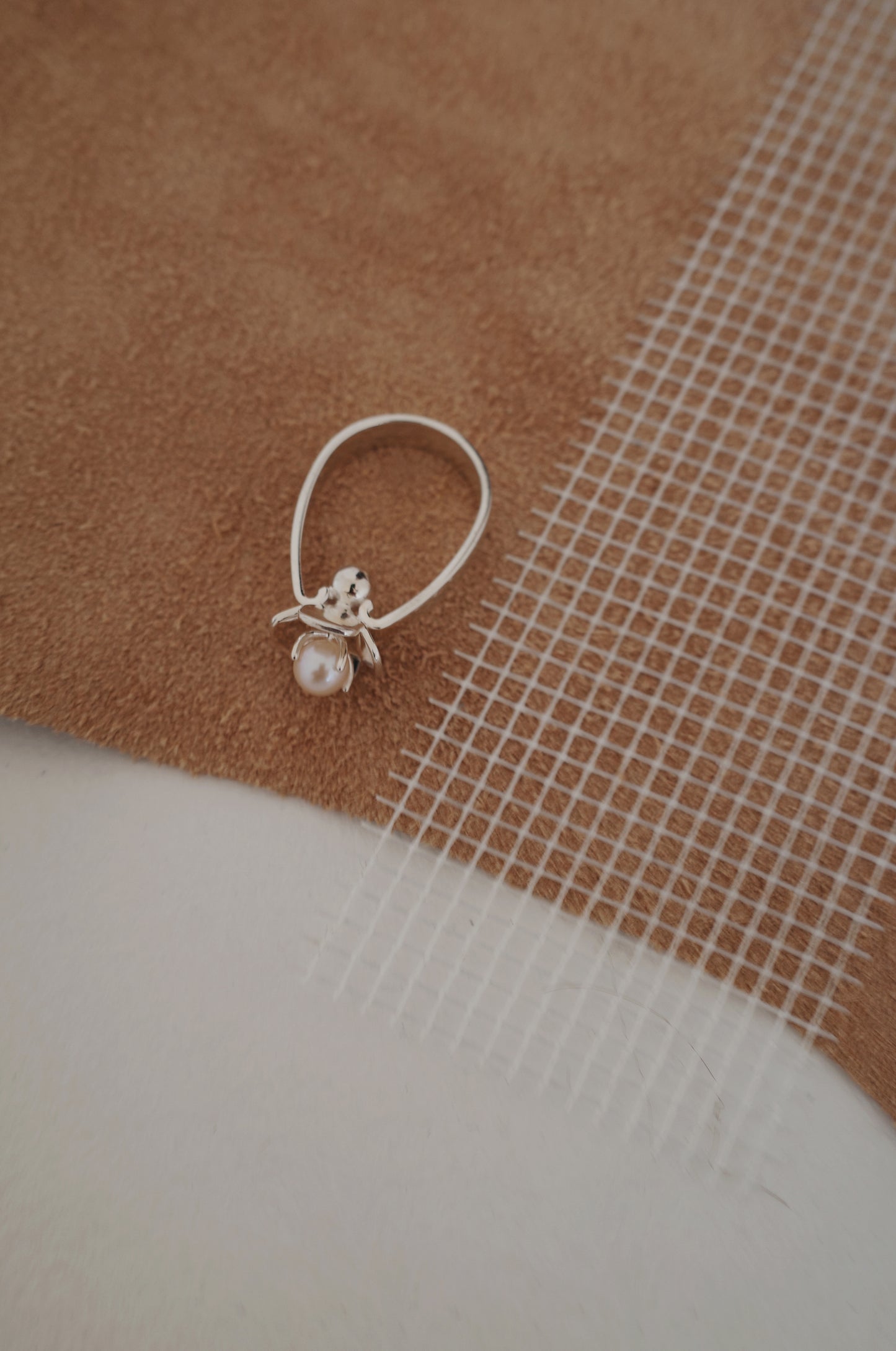 Trillium Pearl Ring