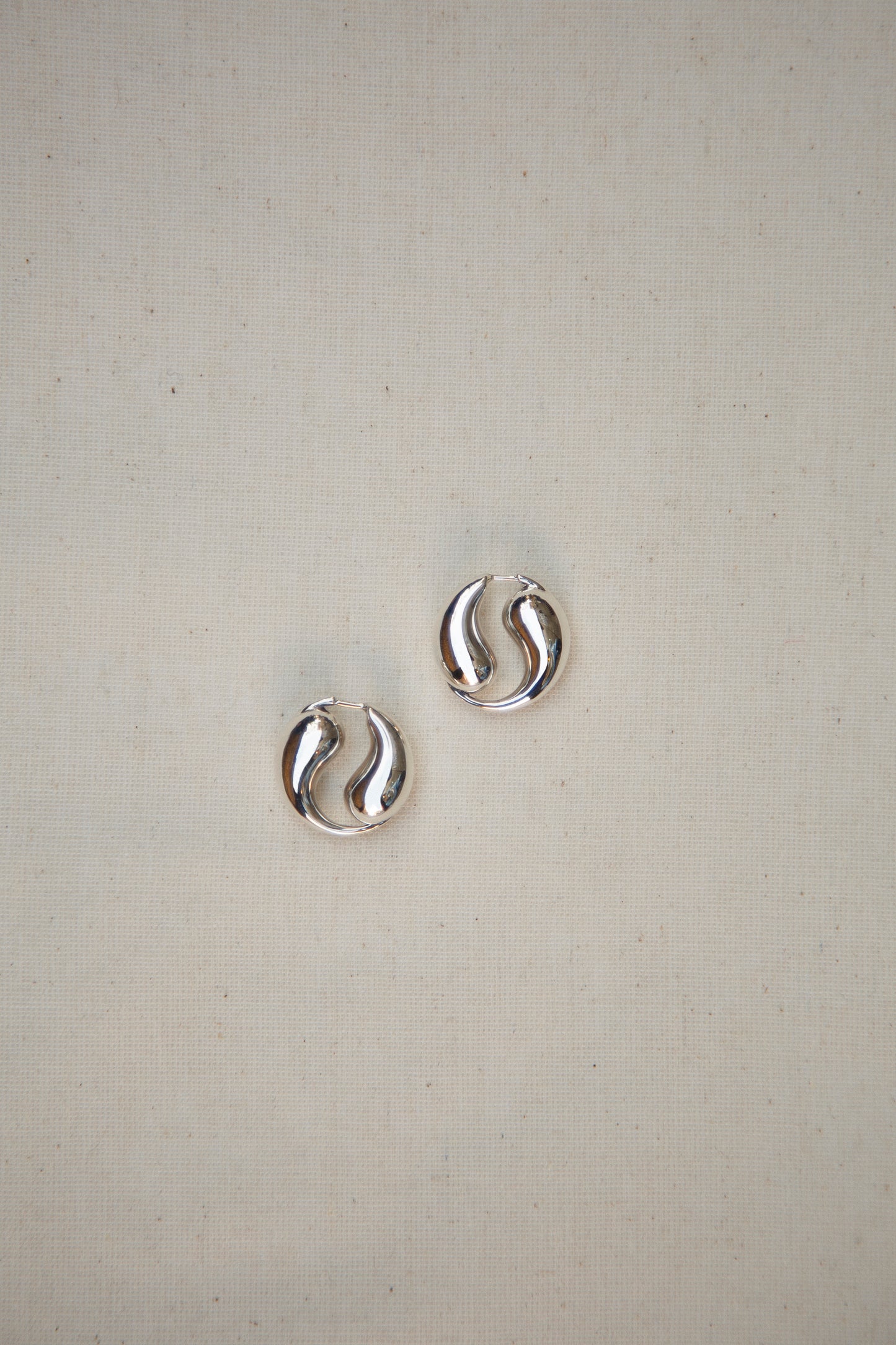 Yin Yang Earrings, Petite